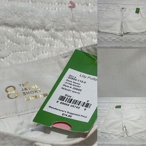 Lilly Pulitzer size 8 white Jayne short